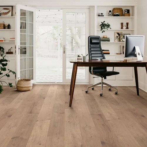 laminate floors in large office